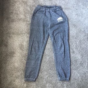 Grey Heathered Roots Jogger Sweats